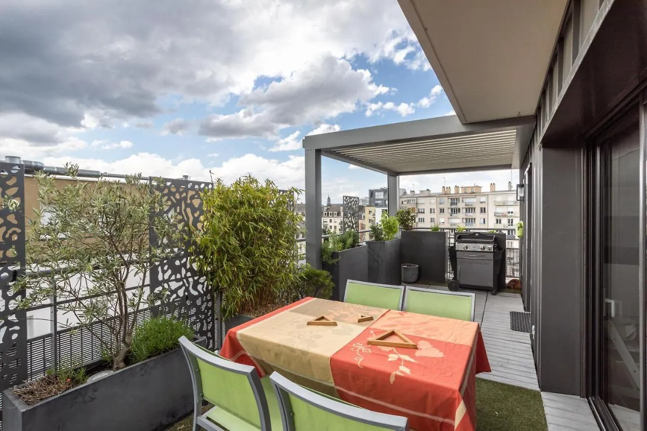 アパート Illanka - Appartement 3 Chambres Avec Parking Et Terrasse Proche Gare レンヌ