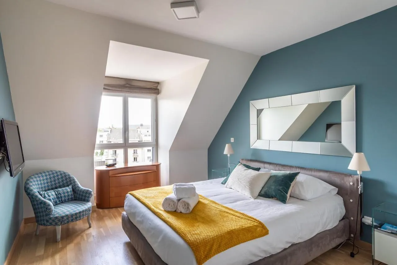 Illanka - Appartement 3 Chambres Avec Parking Et Terrasse Proche Gare レンヌ アパート